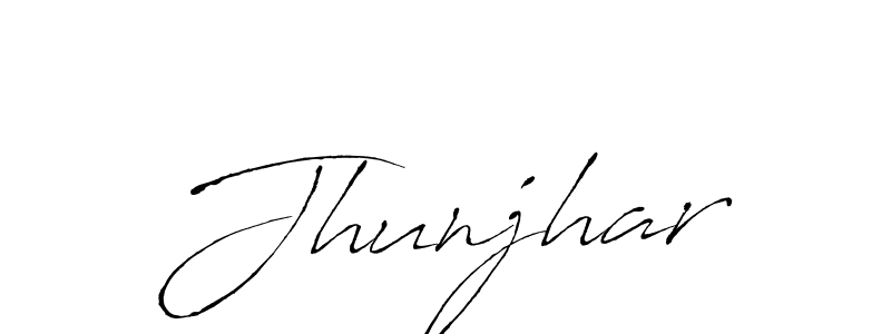 Jhunjhar stylish signature style. Best Handwritten Sign (Antro_Vectra) for my name. Handwritten Signature Collection Ideas for my name Jhunjhar. Jhunjhar signature style 6 images and pictures png