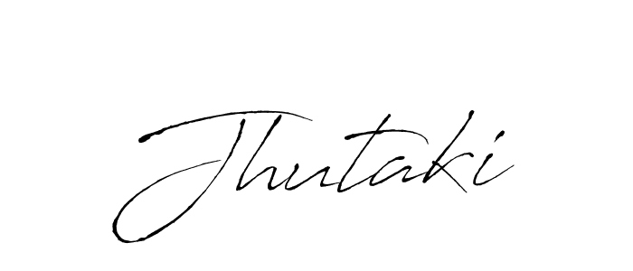 You can use this online signature creator to create a handwritten signature for the name Jhutaki. This is the best online autograph maker. Jhutaki signature style 6 images and pictures png