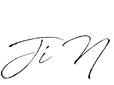 Also we have Ji N name is the best signature style. Create professional handwritten signature collection using Antro_Vectra autograph style. Ji N signature style 6 images and pictures png