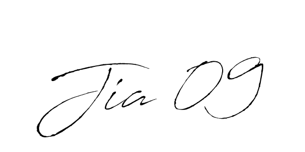 Make a beautiful signature design for name Jia 09. With this signature (Antro_Vectra) style, you can create a handwritten signature for free. Jia 09 signature style 6 images and pictures png