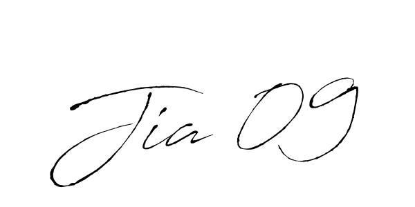 Create a beautiful signature design for name Jia 09. With this signature (Antro_Vectra) fonts, you can make a handwritten signature for free. Jia 09 signature style 6 images and pictures png