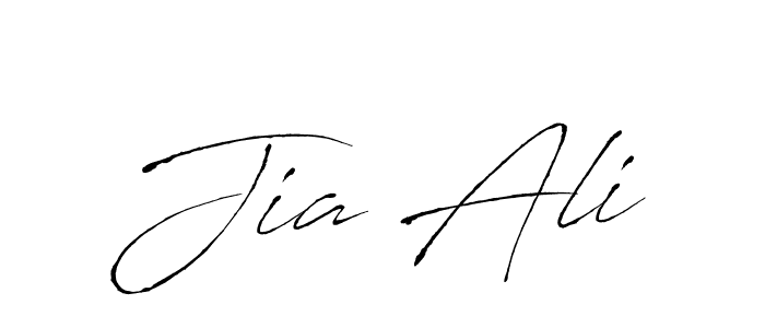 Jia Ali stylish signature style. Best Handwritten Sign (Antro_Vectra) for my name. Handwritten Signature Collection Ideas for my name Jia Ali. Jia Ali signature style 6 images and pictures png