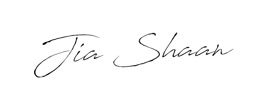 Design your own signature with our free online signature maker. With this signature software, you can create a handwritten (Antro_Vectra) signature for name Jia Shaan. Jia Shaan signature style 6 images and pictures png
