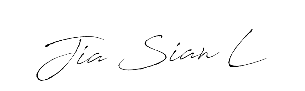 Also You can easily find your signature by using the search form. We will create Jia Sian L name handwritten signature images for you free of cost using Antro_Vectra sign style. Jia Sian L signature style 6 images and pictures png