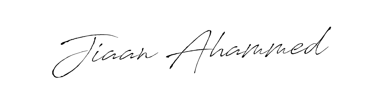 Design your own signature with our free online signature maker. With this signature software, you can create a handwritten (Antro_Vectra) signature for name Jiaan Ahammed. Jiaan Ahammed signature style 6 images and pictures png