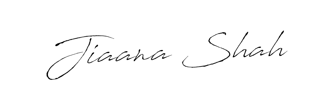 How to make Jiaana Shah name signature. Use Antro_Vectra style for creating short signs online. This is the latest handwritten sign. Jiaana Shah signature style 6 images and pictures png