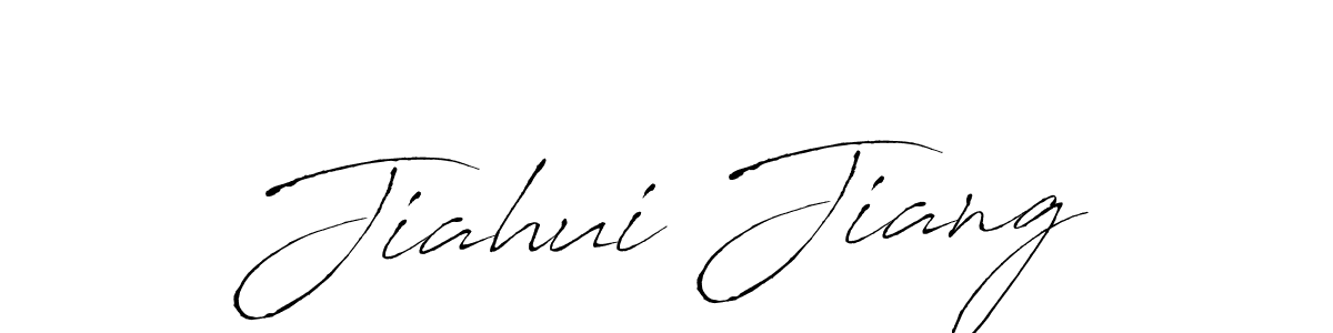 Similarly Antro_Vectra is the best handwritten signature design. Signature creator online .You can use it as an online autograph creator for name Jiahui Jiang. Jiahui Jiang signature style 6 images and pictures png