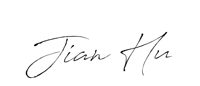 The best way (Antro_Vectra) to make a short signature is to pick only two or three words in your name. The name Jian Hu include a total of six letters. For converting this name. Jian Hu signature style 6 images and pictures png