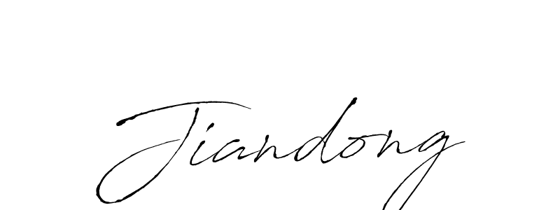 Design your own signature with our free online signature maker. With this signature software, you can create a handwritten (Antro_Vectra) signature for name Jiandong. Jiandong signature style 6 images and pictures png