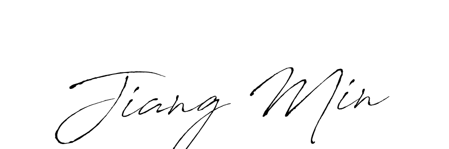 It looks lik you need a new signature style for name Jiang Min. Design unique handwritten (Antro_Vectra) signature with our free signature maker in just a few clicks. Jiang Min signature style 6 images and pictures png