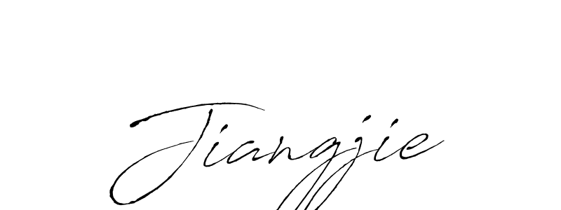 Design your own signature with our free online signature maker. With this signature software, you can create a handwritten (Antro_Vectra) signature for name Jiangjie. Jiangjie signature style 6 images and pictures png