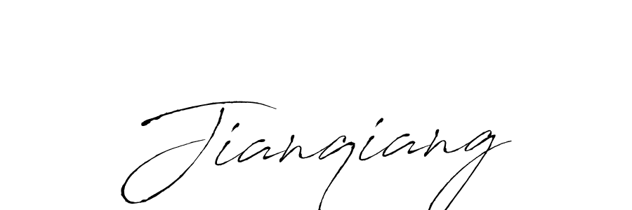 How to make Jianqiang signature? Antro_Vectra is a professional autograph style. Create handwritten signature for Jianqiang name. Jianqiang signature style 6 images and pictures png