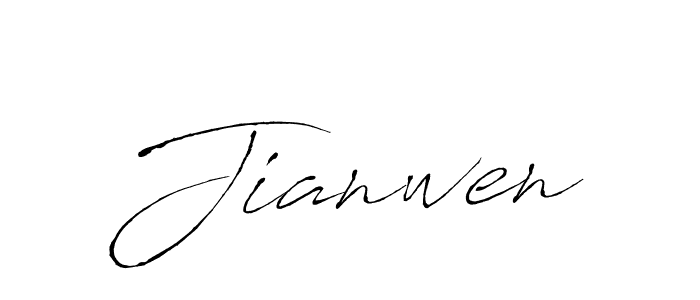 if you are searching for the best signature style for your name Jianwen. so please give up your signature search. here we have designed multiple signature styles  using Antro_Vectra. Jianwen signature style 6 images and pictures png