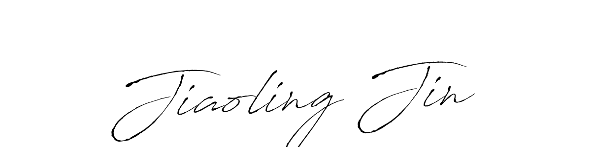 This is the best signature style for the Jiaoling Jin name. Also you like these signature font (Antro_Vectra). Mix name signature. Jiaoling Jin signature style 6 images and pictures png