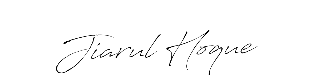 Jiarul Hoque stylish signature style. Best Handwritten Sign (Antro_Vectra) for my name. Handwritten Signature Collection Ideas for my name Jiarul Hoque. Jiarul Hoque signature style 6 images and pictures png