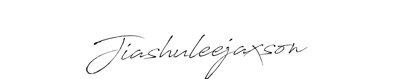 Use a signature maker to create a handwritten signature online. With this signature software, you can design (Antro_Vectra) your own signature for name Jiashuleejaxson. Jiashuleejaxson signature style 6 images and pictures png