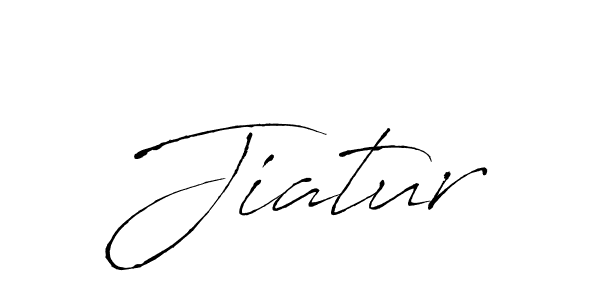 Make a beautiful signature design for name Jiatur. With this signature (Antro_Vectra) style, you can create a handwritten signature for free. Jiatur signature style 6 images and pictures png