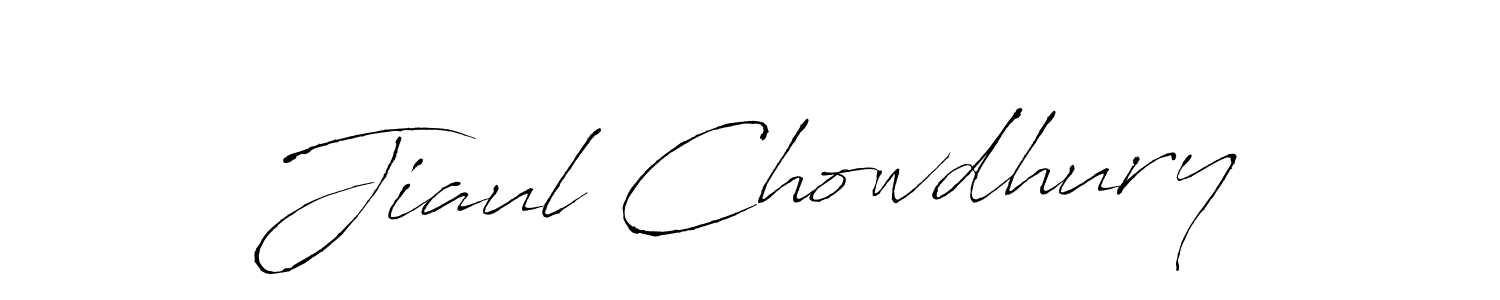 Antro_Vectra is a professional signature style that is perfect for those who want to add a touch of class to their signature. It is also a great choice for those who want to make their signature more unique. Get Jiaul Chowdhury name to fancy signature for free. Jiaul Chowdhury signature style 6 images and pictures png