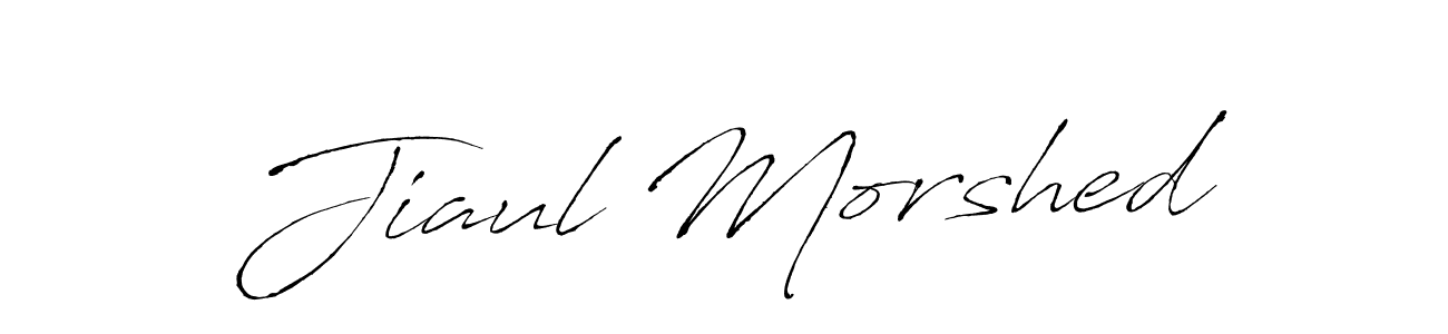 if you are searching for the best signature style for your name Jiaul Morshed. so please give up your signature search. here we have designed multiple signature styles  using Antro_Vectra. Jiaul Morshed signature style 6 images and pictures png