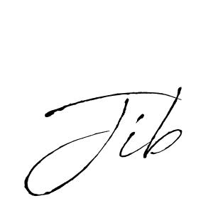 Design your own signature with our free online signature maker. With this signature software, you can create a handwritten (Antro_Vectra) signature for name Jib. Jib signature style 6 images and pictures png