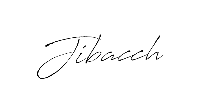 Use a signature maker to create a handwritten signature online. With this signature software, you can design (Antro_Vectra) your own signature for name Jibacch. Jibacch signature style 6 images and pictures png