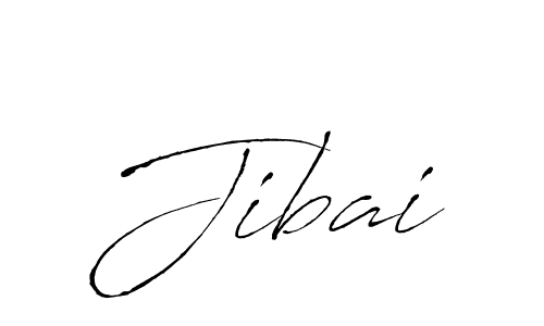 Make a beautiful signature design for name Jibai. With this signature (Antro_Vectra) style, you can create a handwritten signature for free. Jibai signature style 6 images and pictures png
