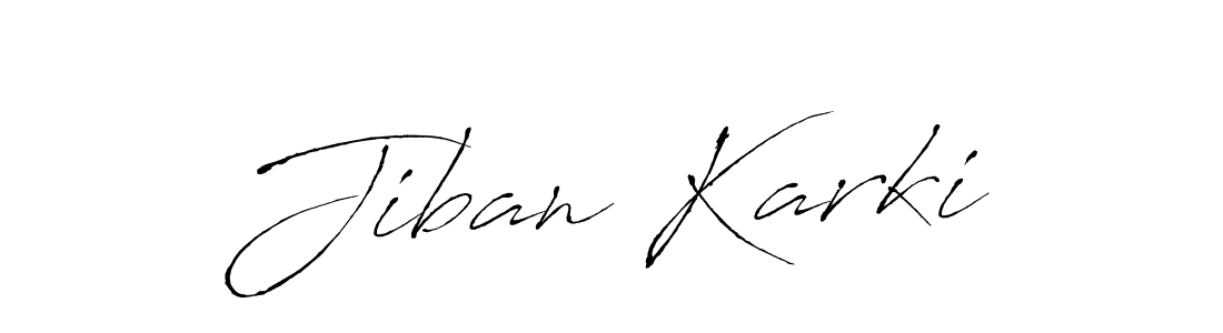 Use a signature maker to create a handwritten signature online. With this signature software, you can design (Antro_Vectra) your own signature for name Jiban Karki. Jiban Karki signature style 6 images and pictures png