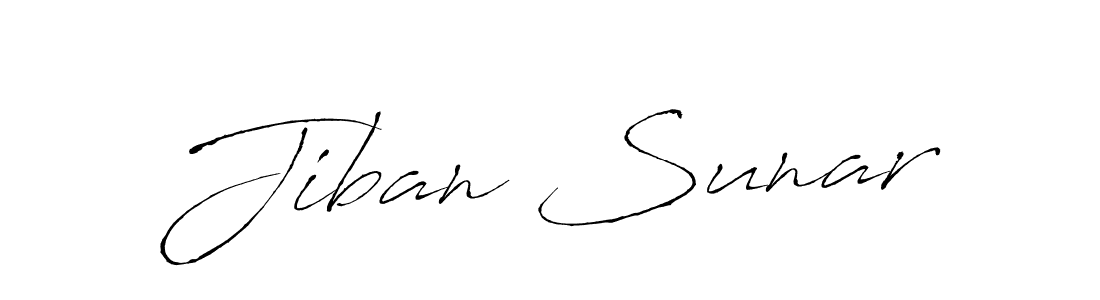 How to make Jiban Sunar signature? Antro_Vectra is a professional autograph style. Create handwritten signature for Jiban Sunar name. Jiban Sunar signature style 6 images and pictures png