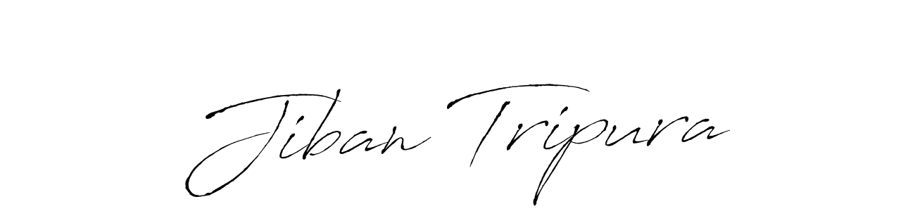 Design your own signature with our free online signature maker. With this signature software, you can create a handwritten (Antro_Vectra) signature for name Jiban Tripura. Jiban Tripura signature style 6 images and pictures png