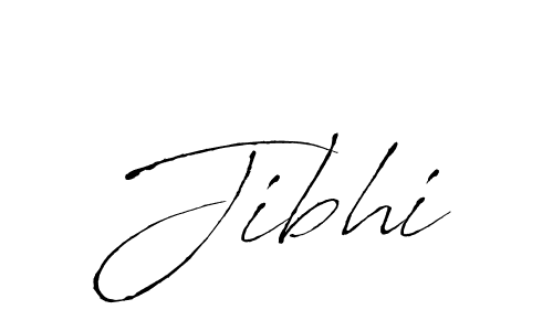 How to make Jibhi signature? Antro_Vectra is a professional autograph style. Create handwritten signature for Jibhi name. Jibhi signature style 6 images and pictures png