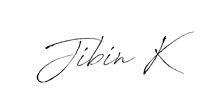 Antro_Vectra is a professional signature style that is perfect for those who want to add a touch of class to their signature. It is also a great choice for those who want to make their signature more unique. Get Jibin K name to fancy signature for free. Jibin K signature style 6 images and pictures png