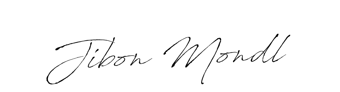 Make a beautiful signature design for name Jibon Mondl. With this signature (Antro_Vectra) style, you can create a handwritten signature for free. Jibon Mondl signature style 6 images and pictures png