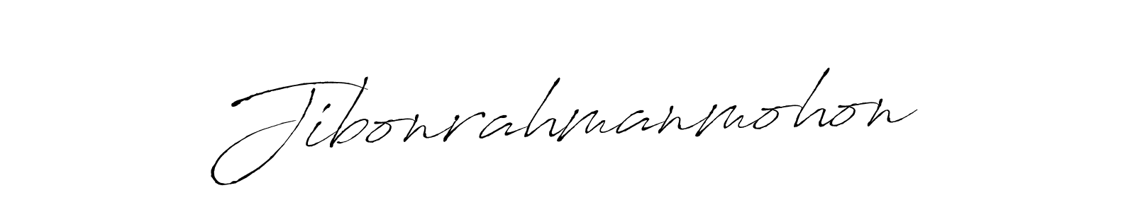 Design your own signature with our free online signature maker. With this signature software, you can create a handwritten (Antro_Vectra) signature for name Jibonrahmanmohon. Jibonrahmanmohon signature style 6 images and pictures png