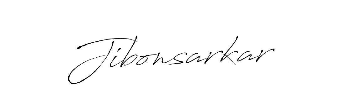 Make a beautiful signature design for name Jibonsarkar. With this signature (Antro_Vectra) style, you can create a handwritten signature for free. Jibonsarkar signature style 6 images and pictures png