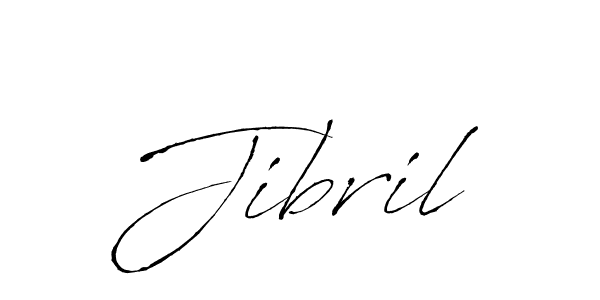 Make a beautiful signature design for name Jibril. With this signature (Antro_Vectra) style, you can create a handwritten signature for free. Jibril signature style 6 images and pictures png