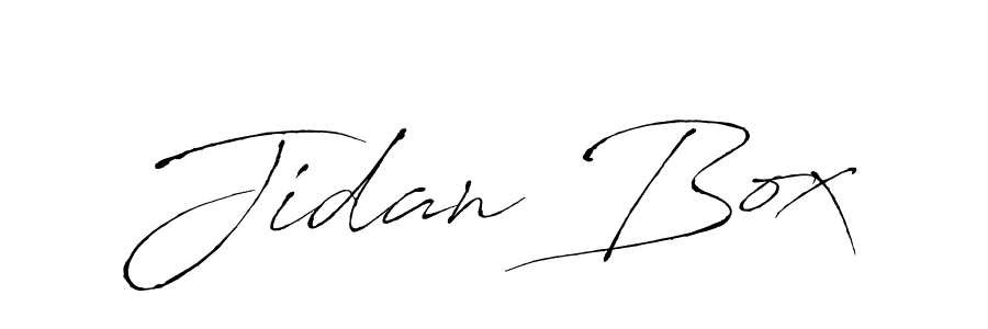 Jidan Box stylish signature style. Best Handwritten Sign (Antro_Vectra) for my name. Handwritten Signature Collection Ideas for my name Jidan Box. Jidan Box signature style 6 images and pictures png