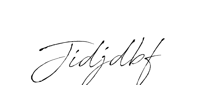 How to make Jidjdbf signature? Antro_Vectra is a professional autograph style. Create handwritten signature for Jidjdbf name. Jidjdbf signature style 6 images and pictures png