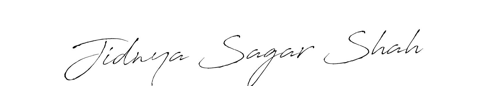 Antro_Vectra is a professional signature style that is perfect for those who want to add a touch of class to their signature. It is also a great choice for those who want to make their signature more unique. Get Jidnya Sagar Shah name to fancy signature for free. Jidnya Sagar Shah signature style 6 images and pictures png