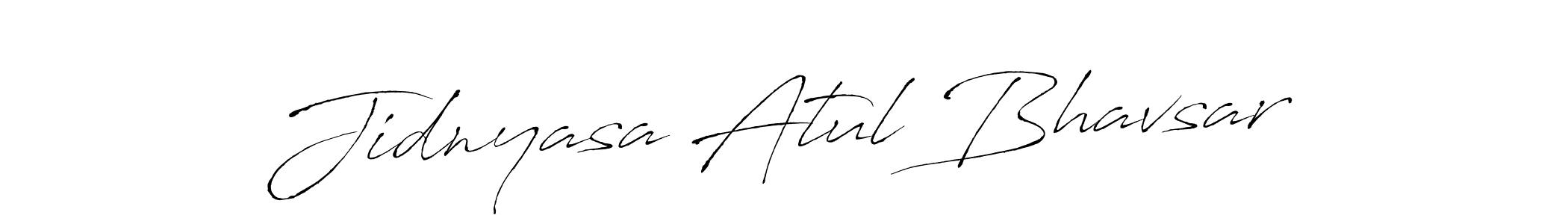 Design your own signature with our free online signature maker. With this signature software, you can create a handwritten (Antro_Vectra) signature for name Jidnyasa Atul Bhavsar. Jidnyasa Atul Bhavsar signature style 6 images and pictures png