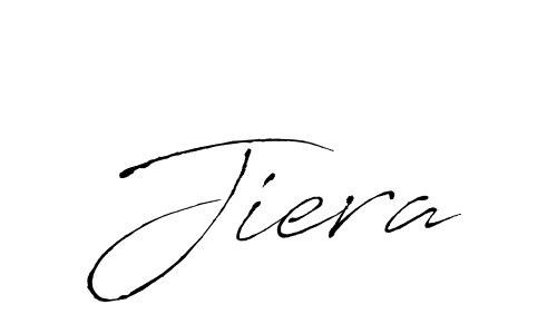 Create a beautiful signature design for name Jiera. With this signature (Antro_Vectra) fonts, you can make a handwritten signature for free. Jiera signature style 6 images and pictures png