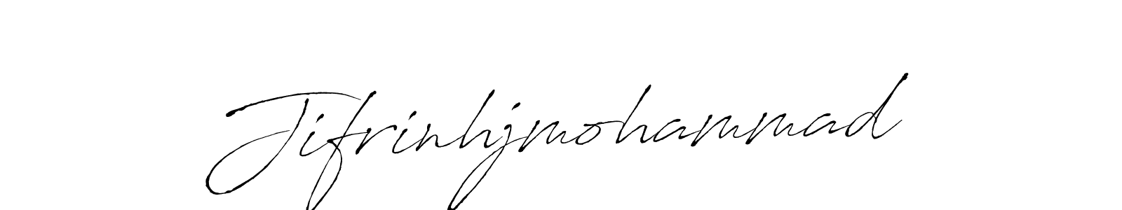How to make Jifrinhjmohammad signature? Antro_Vectra is a professional autograph style. Create handwritten signature for Jifrinhjmohammad name. Jifrinhjmohammad signature style 6 images and pictures png