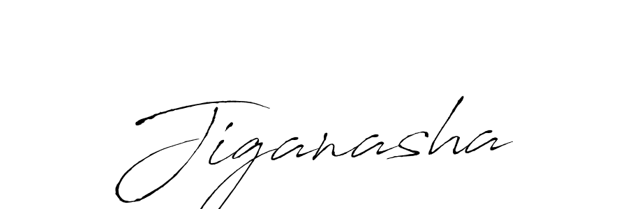Create a beautiful signature design for name Jiganasha. With this signature (Antro_Vectra) fonts, you can make a handwritten signature for free. Jiganasha signature style 6 images and pictures png