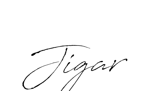 Make a beautiful signature design for name Jigar. With this signature (Antro_Vectra) style, you can create a handwritten signature for free. Jigar signature style 6 images and pictures png