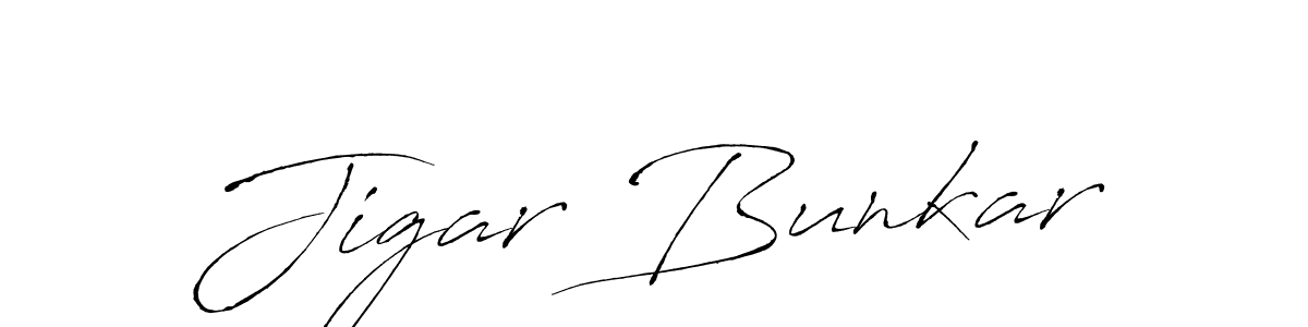 Also we have Jigar Bunkar name is the best signature style. Create professional handwritten signature collection using Antro_Vectra autograph style. Jigar Bunkar signature style 6 images and pictures png