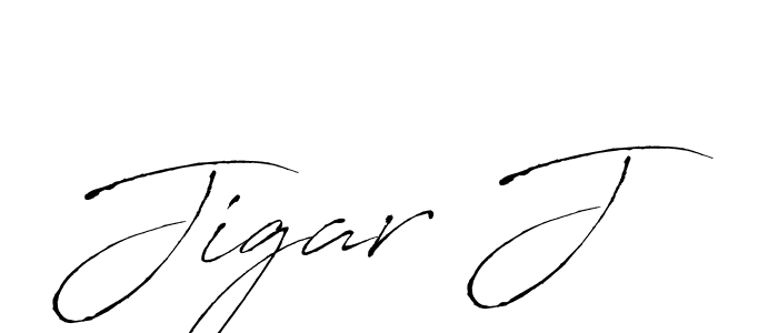 Also we have Jigar J name is the best signature style. Create professional handwritten signature collection using Antro_Vectra autograph style. Jigar J signature style 6 images and pictures png