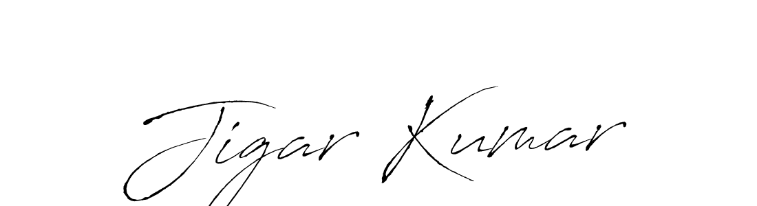 The best way (Antro_Vectra) to make a short signature is to pick only two or three words in your name. The name Jigar Kumar include a total of six letters. For converting this name. Jigar Kumar signature style 6 images and pictures png