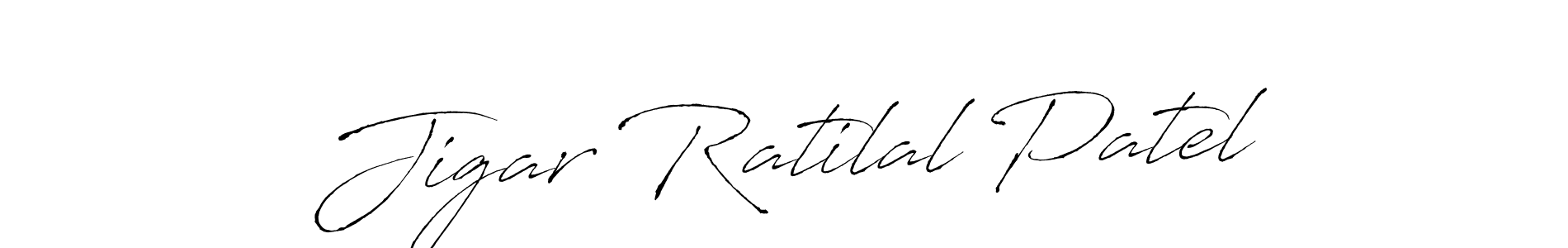 The best way (Antro_Vectra) to make a short signature is to pick only two or three words in your name. The name Jigar Ratilal Patel include a total of six letters. For converting this name. Jigar Ratilal Patel signature style 6 images and pictures png