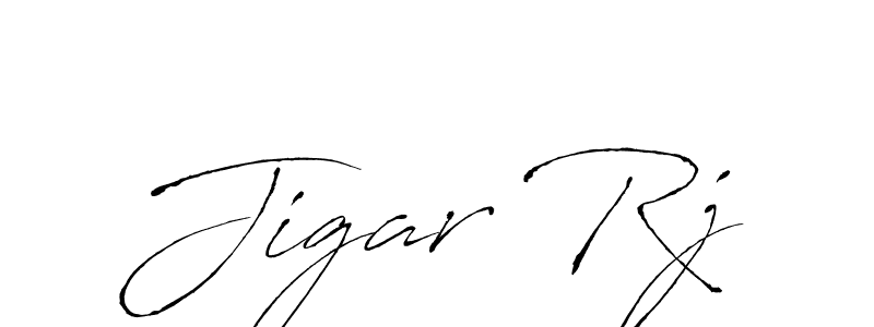 How to Draw Jigar Rj signature style? Antro_Vectra is a latest design signature styles for name Jigar Rj. Jigar Rj signature style 6 images and pictures png