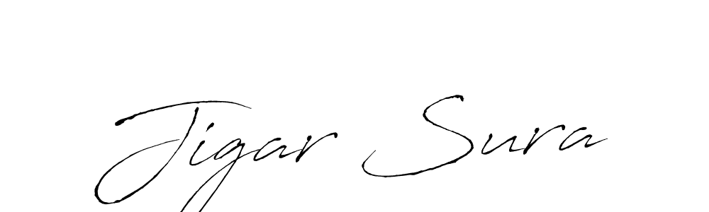 if you are searching for the best signature style for your name Jigar Sura. so please give up your signature search. here we have designed multiple signature styles  using Antro_Vectra. Jigar Sura signature style 6 images and pictures png