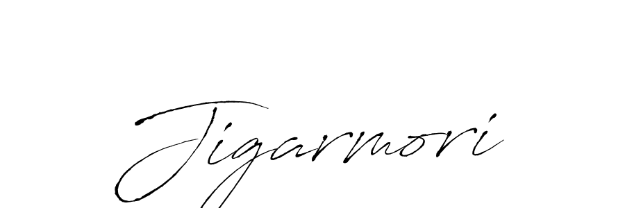 You should practise on your own different ways (Antro_Vectra) to write your name (Jigarmori) in signature. don't let someone else do it for you. Jigarmori signature style 6 images and pictures png